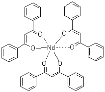 Tris(dibenzoylmethanato)europium molecular structure (CAS 14552-07-9)