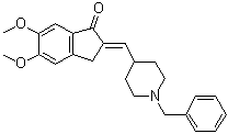 (2E)-2,3-Dihydro-5,6-dimethoxy-2-[[1-(phenylmethyl)-4-piperidinyl]methylene]-1H-inden-1-one molecular structure (CAS 145546-80-1)