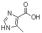 5-Methyl-1H-imidazole-4-carboxylic acid molecular structure (CAS 1457-59-6)