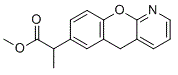structure of CAS# 145986-74-9, Pranoprofen Impurity 5;methyl 2-(5H-chromeno[2,3-b]pyridin-7-yl)propanoate