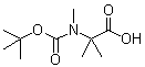 N-(tert-Butoxycarbonyl)-N-methyl-2-methylalanine molecular structure (CAS 146000-39-7)