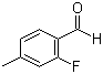 2-Fluoro-4-methylbenzaldehyde molecular structure (CAS 146137-80-6)