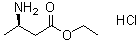 结构式 CAS# 146293-15-4, (R)-3-氨基丁酸乙酯盐酸盐