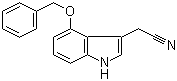 结构式 CAS# 1464-11-5, 4-苄氧基吲哚-3-乙腈