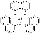 Gallium 8-hydroxyquinolinate molecular structure (CAS 14642-34-3)