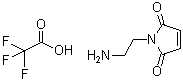 N-(2-Aminoethyl)maleimide trifluoroacetate salt molecular structure (CAS 146474-00-2)