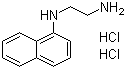 structure of CAS# 1465-25-4, N-(1-Naphthyl)ethylenediamine dihydrochloride;N-1-Naphthylethylene diamine dihydrochloride