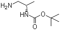 structure of CAS# 146552-71-8, tert-Butyl ((S)-1-aminopropan-2-yl)carbamate;N-((S)-2-Amino-1-methylethyl)carbamic acid tert-butyl ester