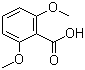 structure of CAS# 1466-76-8, 2,6-Dimethoxybenzoic acid