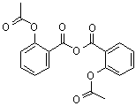 结构式 CAS# 1466-82-6, 阿司匹林酸酐