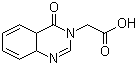 结构式 CAS# 14663-53-7, (4-氧代-3(4H)-喹唑啉基)乙酸