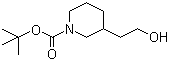 1-N-Boc-piperidine-3-ethanol molecular structure (CAS 146667-84-7)