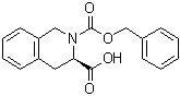 (3R)-2-Benzyloxycarbonyl-1,2,3,4-tetrahydroisoquinoline-3-carboxylic acid molecular structure (CAS 146684-74-4)