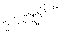 N-Benzoyl-2'-deoxy-2'-fluorocytidine molecular structure (CAS 146954-76-9)