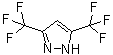 3,5-Di(trifluoromethyl)pyrazole molecular structure (CAS 14704-41-7)