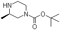 结构式 CAS# 147081-29-6, (S)-4-N-叔丁氧羰基-2-甲基哌嗪