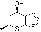 (4R,6S)-5,6-Dihydro-4-hydroxy-6-methylthieno[2,3-b]thiopyran molecular structure (CAS 147086-80-4)