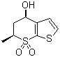 (4R,6S)-5,6-Dihydro-4-hydroxy-6-methylthieno[2,3-b]thiopyran-7,7-dioxide molecular structure (CAS 147128-77-6)