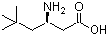 (R)-3-Amino-5,5-dimethylhexanoic acid molecular structure (CAS 147228-35-1)