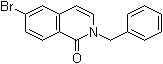 structure of CAS# 147497-41-4, 6-Bromo-2-(phenylmethyl)-1(2H)-isoquinolinone