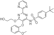 伯森坦分子结构 (CAS 147536-97-8)