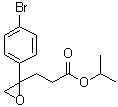 2-(4-溴苯基)-2-环氧乙烷丙酸异丙酯分子结构 (CAS 1476776-39-2)