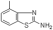 2-Amino-4-methylbenzothiazole molecular structure (CAS 1477-42-5)