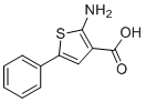2-氨基-5-苯基噻吩-3-羧酸分子结构 (CAS 14770-84-4)