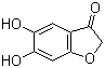 5,6-Dihydroxybenzofuran-3-one molecular structure (CAS 14771-00-7)