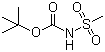 structure of CAS# 147751-16-4, tert-Butyl N-methanesulfonylcarbamate;(Methylsulfonyl)carbamic acid 1,1-dimethylethyl ester