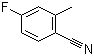 4-Fluoro-2-methylbenzonitrile molecular structure (CAS 147754-12-9)