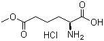 (S)-2-Amino-6-methoxy-6-oxohexanoic acid hydrochloride molecular structure (CAS 147780-39-0)