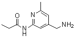 N-[4-(Aminomethyl)-6-methyl-2-pyridinyl]propanamide molecular structure (CAS 1477900-11-0)