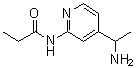 N-[4-(1-Aminoethyl)-2-pyridinyl]propanamide molecular structure (CAS 1478399-24-4)