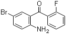 structure of CAS# 1479-58-9, 2-Amino-2'-fluoro-5-bromobenzophenone