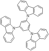1,3,5-三(9-咔唑基)苯分子结构 (CAS 148044-07-9)