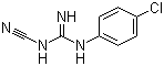 结构式 CAS# 1482-62-8, 1-(4-氯苯基)-3-氰基胍