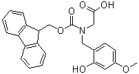 N-[(9H-Fluoren-9-ylmethoxy)carbonyl]-N-[(2-hydroxy-4-methoxyphenyl)methyl]glycine molecular structure (CAS 148515-78-0)