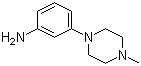 结构式 CAS# 148546-99-0, 3-(4-甲基哌嗪-1-基)苯胺