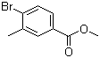 结构式 CAS# 148547-19-7, 4-溴-3-甲基苯甲酸甲酯