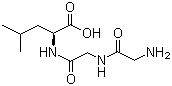 structure of CAS# 14857-82-0, Glycylglycyl-L-leucine;Gly-gly-leu