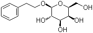Phenylethyl beta-D-galactopyranoside molecular structure (CAS 14861-16-6)