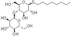 Octyl 4-O-alpha-D-glucopyranosyl-1-thio-beta-D-glucopyranoside molecular structure (CAS 148616-91-5)