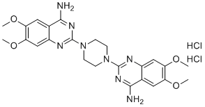 结构式 CAS# 1486464-41-8, 特拉唑嗪二聚体杂质二盐酸盐
