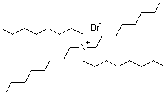 四正辛基溴化铵分子结构 (CAS 14866-33-2)