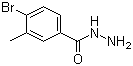 4-Bromo-3-methylbenzoic acid hydrazide molecular structure (CAS 148672-43-9)