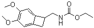 [(3,4-Dimethoxybicyclo[4.2.0]octa-1,3,5-trien-7-yl)methyl]carbamic acid ethyl ester molecular structure (CAS 148870-55-7)