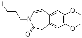 1,3-Dihydro-3-(3-iodopropyl)-7,8-dimethoxy-2H-3-benzazepin-2-one molecular structure (CAS 148870-57-9)