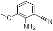 结构式 CAS# 148932-68-7, 2-氨基-3-甲氧基苯腈