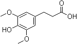 结构式 CAS# 14897-78-0, 4-羟基-3,5-二甲氧基氢化肉桂酸